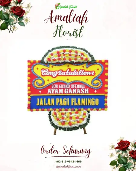 Sewa Papan Bunga Lelateng